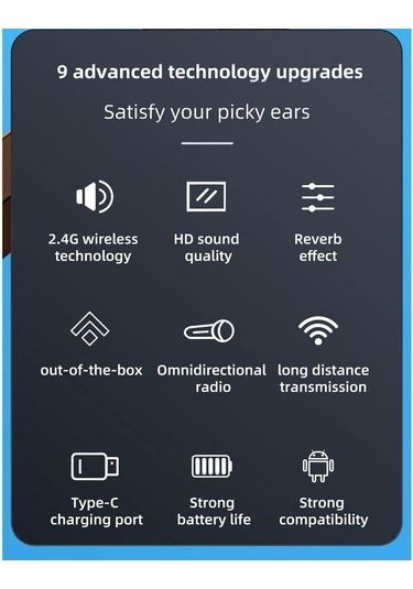Yaka Mikrofonu Kablosuz Mikrofon Kamera Röportajı İçin Kablosuz