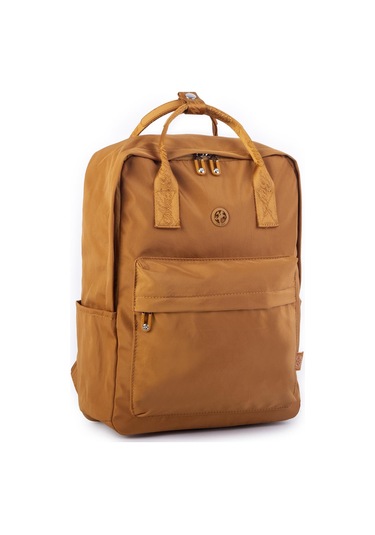 Nas Bag Unisex Sırt Ve El Çantası Büyük Boy Su Geçirmez Sırt Çantası 29x40 Cm Hardal