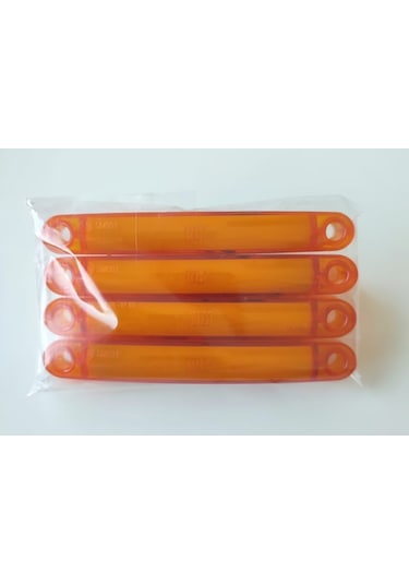 4 Adet Neon Led Lamba Slim Model Turuncu 12-24 Volt