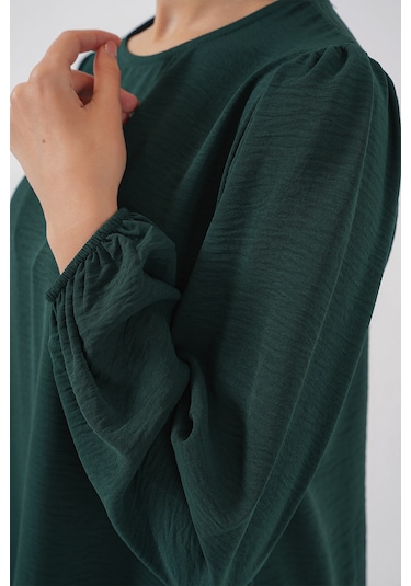 Bigdart Ayrobin Tunik Pantolon Alt Üst Takım 6712 - Zümrüt Yeşili