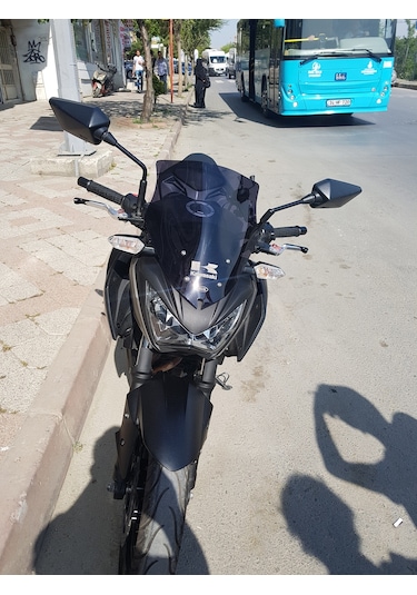 Kawasakı Z300 Double Cam Koyu Füme Zeus 38Cm