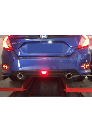 Honda Civic Fc5 2016-2021 Difüzör Ledli Çakarlı