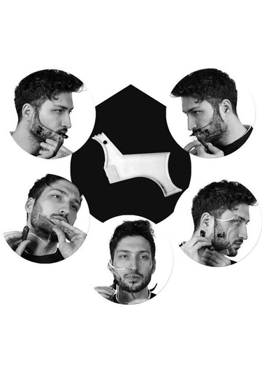 Suntek Erkek Sakal Şekillendirme Cetveli Yüz Saç Temizlemek