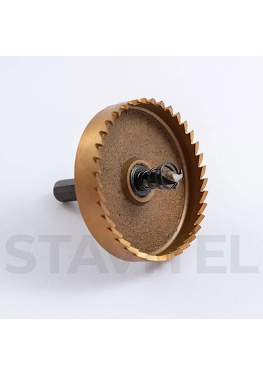 Stavitel Metal İçin Matkap Ucu Ve Merkezleme Ucu İle 70mm Hss Korochka 195480460