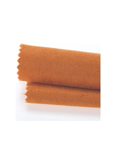 Mandalina Turuncusu Masa Örtüsü Kadife Dokulu Leke Tutmaz Mandalina Turuncusu