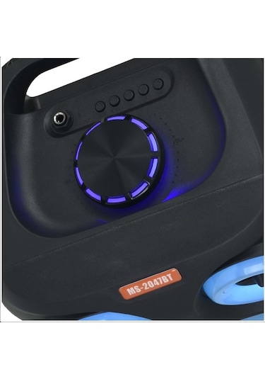 Rose Ms-2047-bt Bluetooth Ve Usb Girişli 8 İnch Şarjlı Işıklı Hoparlör