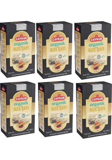 Çaykur Organik Rize Siyah Dökme Çay 6 x 400 G