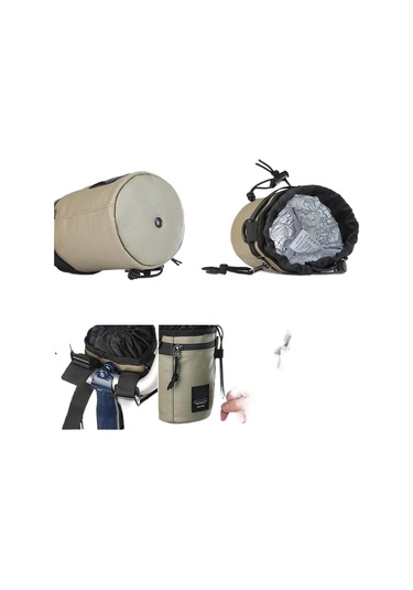 Uiowoo Profesyonel 3'lü Bisiklet Çantası Seti-0 Su Geçirmez & Termal - Katlanır, Hafif, Dayanıklı - Her Bisklete Uyumlu Siyah