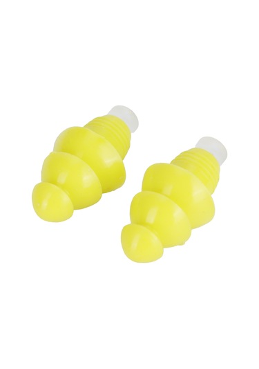 Gürültü Azaltma Yüzme Uyku İçin Yeniden Kullanılabilir Su Geçirmez Silikon Kulak Tıkacı Sarı Kutu