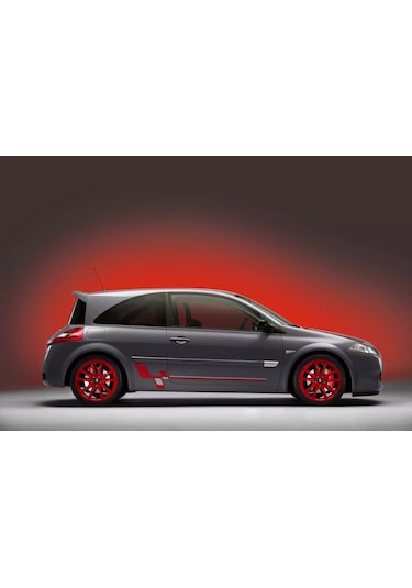 Renault Megane 2 Hb 2002-2009 R26 Spoiler-fiber-astarlı-boyasız