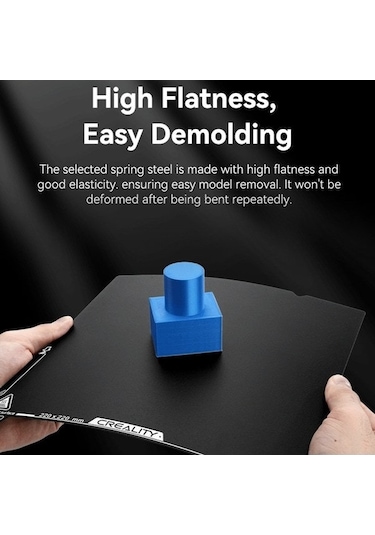 Honmex 3d Yazıcı Isı Tabla Aksesuarı - Tek Yönlü Siyah Boyalı Baskı Paneli 235x235mm Siyah