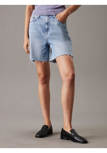 Calvin Klein Bermuda Short Kadın Şort J20j225155-1aa Denim