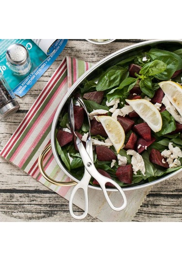 Homyl Mutfak Paslanmaz Çelik Pişirme Tong Kelepçe Gıda S Gümüş GÜmüş