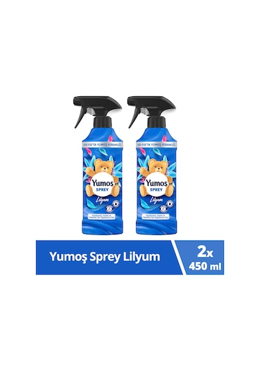 Yumoş Sprey Yıkaması Zor Eşyalar için Lilyum 2 x 450 ML