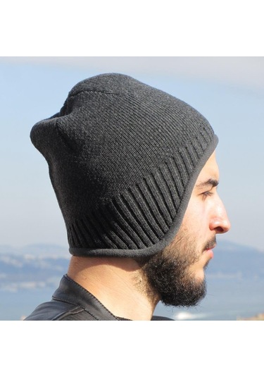 Içi Polarlı Kulaklıklı Erkek Bere Şapka 4 Renk Cp181