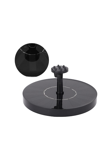 Tenfowee Güneş Enerjili 6v Suları Dolaştıran Ve Oksijen Veren Küçük Bahçe Havuzu / Kuş Banyosu Yüzer Fırtına Elektrik Depolama Özelliği Yok