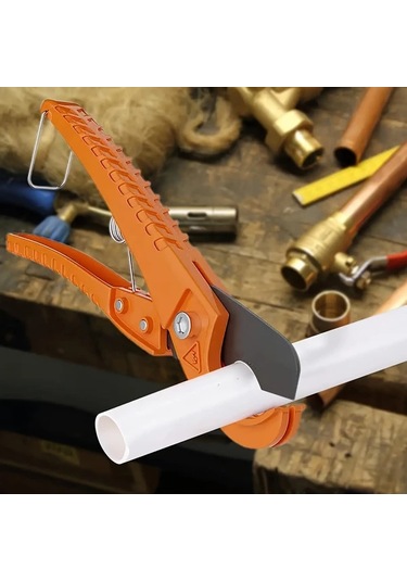 Hightower Sk5 Çelik Teflon Su Borusu Ve Isıya Dayanıklı Bahçe Makası - Turuncu Turuncu