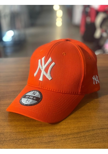 Hamze Ny Yankees Turuncu Renk Trucker Model Cap Şapka Turuncu