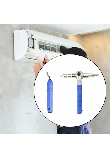 Suntek Bakır Boru Genişletme Onarım Aracı Çok İşlevli Soğutma Çapak Alma Aleti 14.7cm