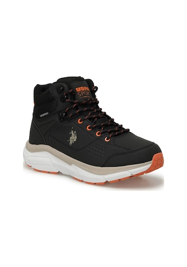 U.s. Polo Assn. Henry 4pr Erkek Siyah-kum Waterproof Bot Siyah