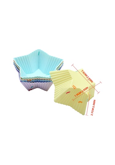 20'li Paket Silikon Muffin Kabı Ve Küçük Kek Kabı İçin Güzel, Sevimli, Yüksek Kaliteli, Güvenli Pişirme Kalıbı