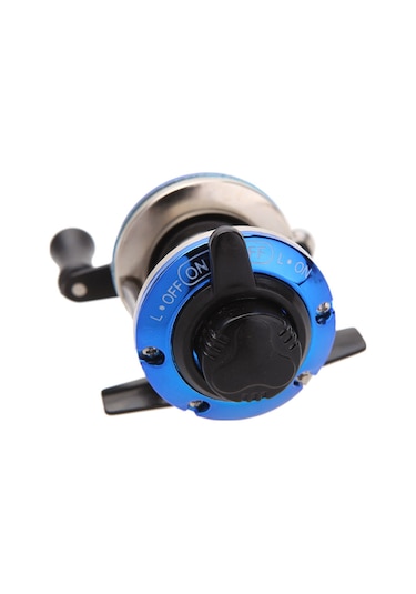 Monyee Mavi Abs Mini Balıkçılık Makinesi - 3.6:1 Diş Oranı, 70m İp Kapasitesi, Hafif Taşınabilir, Buz Balıkçılığı İçin Uygun