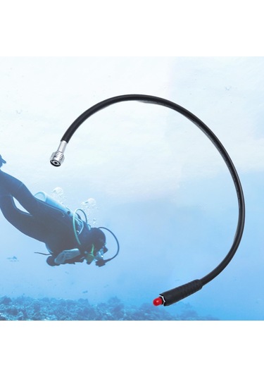 Suntek Standart Bcd Için Tüplü Dalış Düşük Basınç Hortumu 100cm