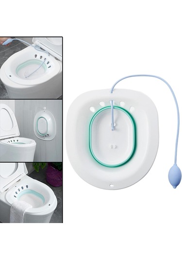 Suntek Magideal Sitz Banyo Yıkama Kalça Lavabo Katlanır Yeşilflusher