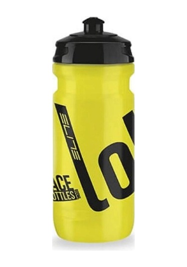 Elite Loli Bisiklet Matara - Suluk 550 Ml Performance Bisiklet Matarası Kafesi Sarı Sarı - Siyah