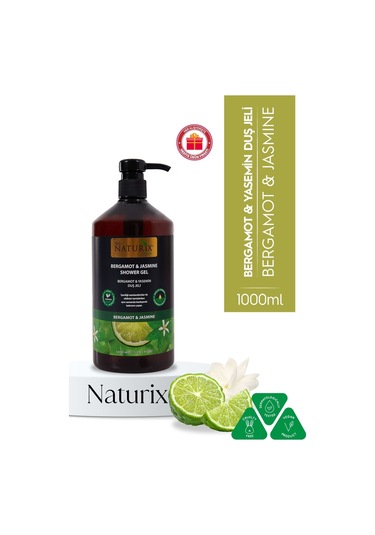 Bergamot & Yasemin Duş Jeli - Ferahlatıcı, Aromatik Ve Nemlendirici Günlük Temizlik Jeli 1000ml Bergamot - Yasemin
