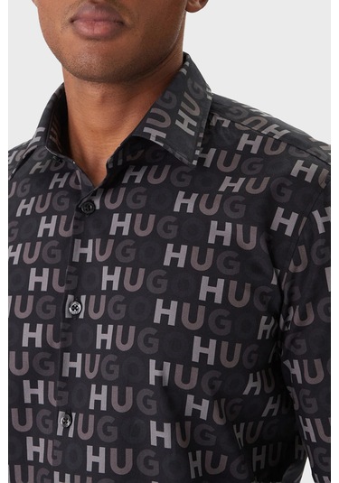 Hugo Erkek Gömlek 50555775 001 Siyah SİYAH