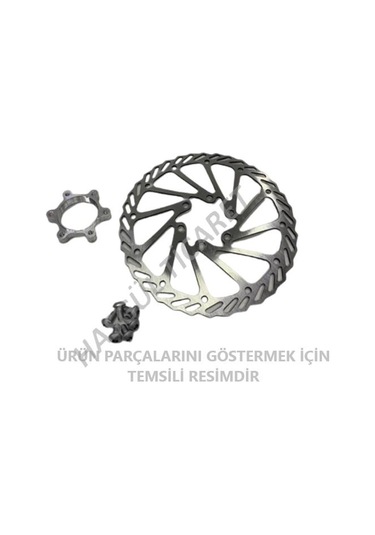 Hsgl Bisiklet Disk Fren Rotor Dişli Aparatlı 160 mm 6 Vidalı Bis