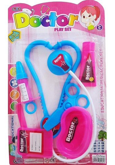 Oyuncak Doktor Seti Eğitici Oyuncak Pembe