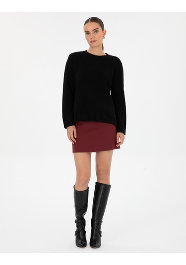 Pierre Cardin Kadın Siyah Kazak /triko 50316310-vr046 Siyah