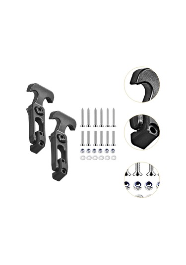 Dolıty 2 Adet T Saplı Çekme Mandalı Soğutucu Mandalları Golf Siyah