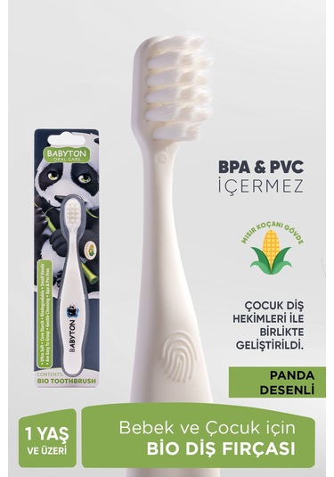 Babyton Bio Panda Çocuk Diş Fırçası