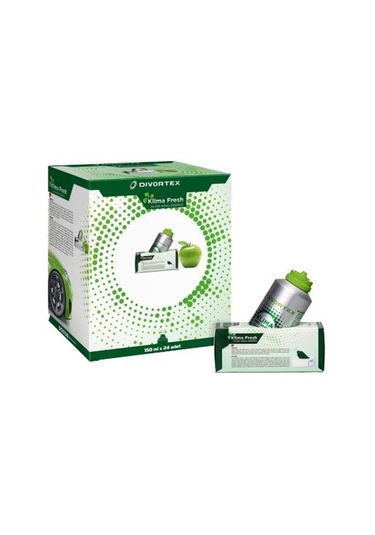 Divortex Klima Fresh Klima Bombası Yeşil Elma 24 x 150 ML