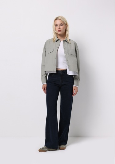 Colins Regular Fit Yüksek Bel Geniş Paça Kadın Koyu İndigo Jean Pantolon Cl1076564 Q1.v1 Dn01858 Denim Colins Regular Fit Yüksek Bel Geniş Paça Kadın Koyu İndigo Jean Pantolon Cl1076564 Q1.v1 Dn01858 Denim