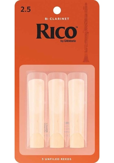 Rico Rca0325 Sib Klarnet Kamışı (3'lü)no:2,5
