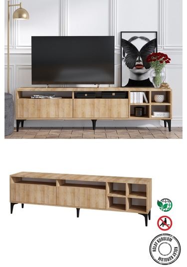 Decormet Eva Tv Sehpası Safir Meşe -dec-20048 Diğer