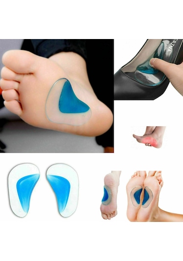 Giderici Düz Taban Önleyici Ark Destekli Ayak Tabanlığı Çift