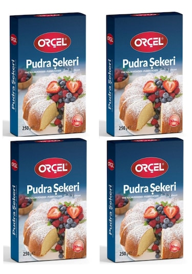 Orçel Pudra Şekeri 4 x 250 G