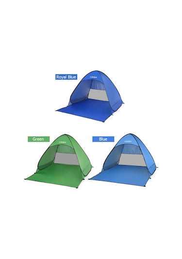 Lixada Otomatik Anında Açılır Plaj Çadırı Hafif Dış Mavi