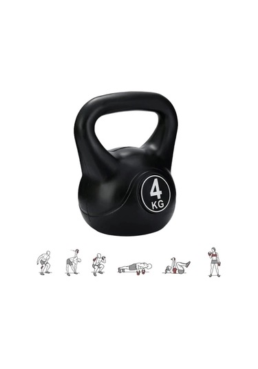 Fischer 4 Kg Çaydanlık Tipi Dambıl Kettlebell Ağırlık