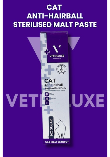 Vetdeluxe Sterilised Malte Paste Kısırlaştırılmış Kedi İçin Tüy Yumağı Önleyici Malt 100 G