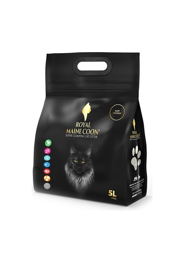 Royal Maine Coon Bebek Pudrası Kokulu Perlit Kedi Kumu 5 L