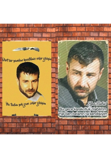 Sevilen Azar Bülbül Sözleri 6 Lı Tablo