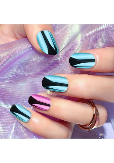 Shineyee "24 Adet Doğal Görünümlü Tam Kaplama Akrilik Tırnak Uçları Seti - Manikür Salonları Ve Dıy İçin"