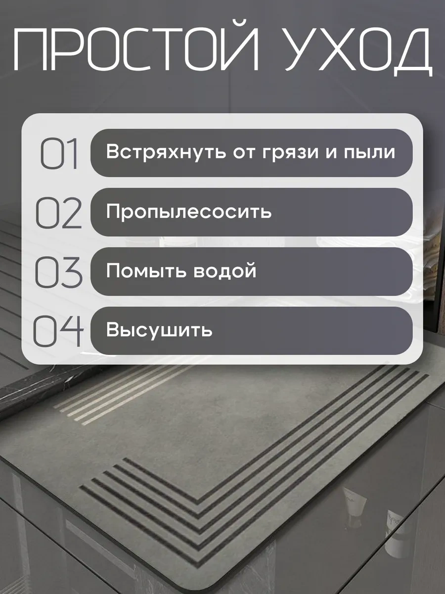 Astra Ant 60x90 Diyatomit Koridor Ve Banyo Paspası 425398947 Siyah
