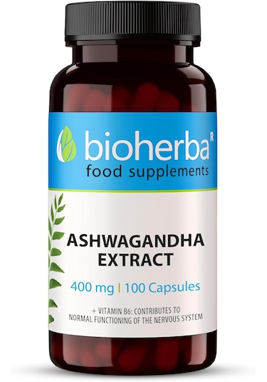 Bioherba Ashwa/gandha High-strength Root 400 Mg 100 Caps